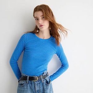 J. Crew Perfect-Fit Long-Sleeve Crewneck T-shirt NWT